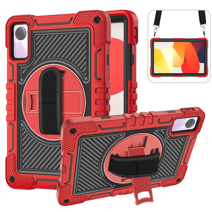 Funda para tableta de silicona con contraste de PC con rotación de 360 grados, For Xiaomi Redmi Pad 2 SE 9.7 2026, For Xiaomi Redmi Pad 2, For Xiaomi Pad 7 / 7 Pro, For Redmi Pad SE 8.7 4G, For Xiaomi Redmi Pad SE, For Xiaomi Pad 6