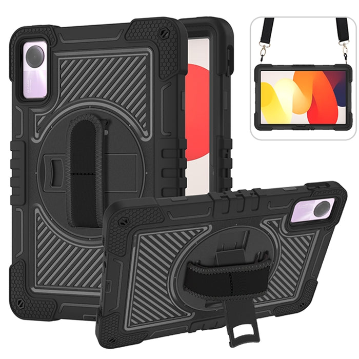Funda para tableta de silicona con contraste de PC con rotación de 360 grados, For Xiaomi Redmi Pad 2 SE 9.7 2026, For Xiaomi Redmi Pad 2, For Xiaomi Pad 7 / 7 Pro, For Redmi Pad SE 8.7 4G, For Xiaomi Redmi Pad SE, For Xiaomi Pad 6