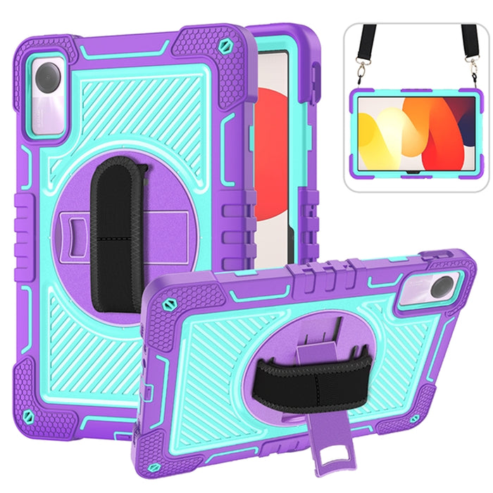 Funda para tableta de silicona con contraste de PC con rotación de 360 grados, For Xiaomi Redmi Pad 2 SE 9.7 2026, For Xiaomi Redmi Pad 2, For Xiaomi Pad 7 / 7 Pro, For Redmi Pad SE 8.7 4G, For Xiaomi Redmi Pad SE, For Xiaomi Pad 6