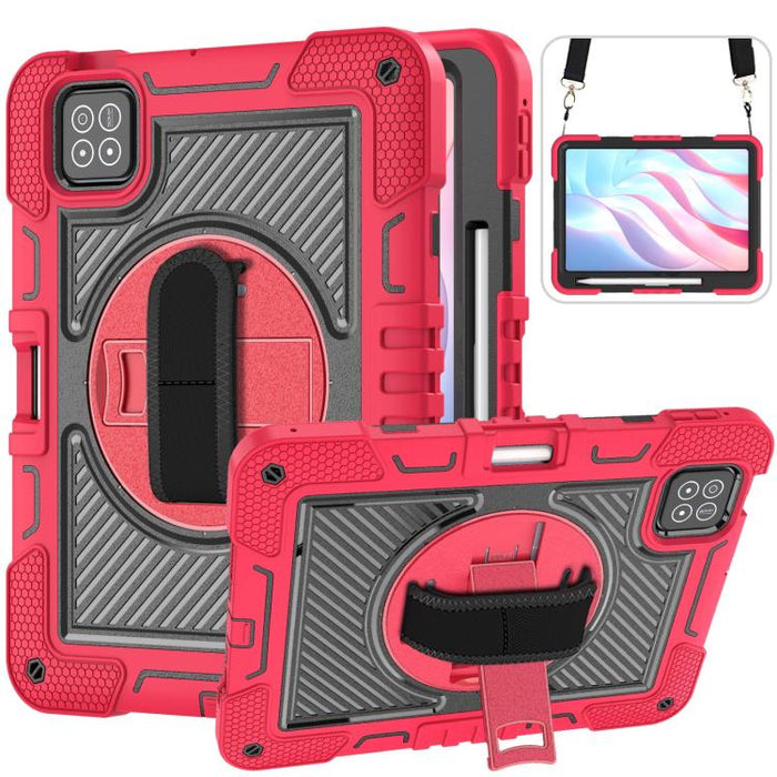 Funda para tableta de silicona con contraste de PC con rotación de 360 grados, For Xiaomi Redmi Pad 2 SE 9.7 2026, For Xiaomi Redmi Pad 2, For Xiaomi Pad 7 / 7 Pro, For Redmi Pad SE 8.7 4G, For Xiaomi Redmi Pad SE, For Xiaomi Pad 6