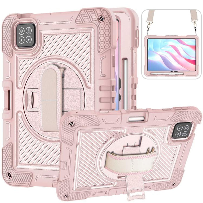 Funda para tableta de silicona con contraste de PC con rotación de 360 grados, For Xiaomi Redmi Pad 2 SE 9.7 2026, For Xiaomi Redmi Pad 2, For Xiaomi Pad 7 / 7 Pro, For Redmi Pad SE 8.7 4G, For Xiaomi Redmi Pad SE, For Xiaomi Pad 6
