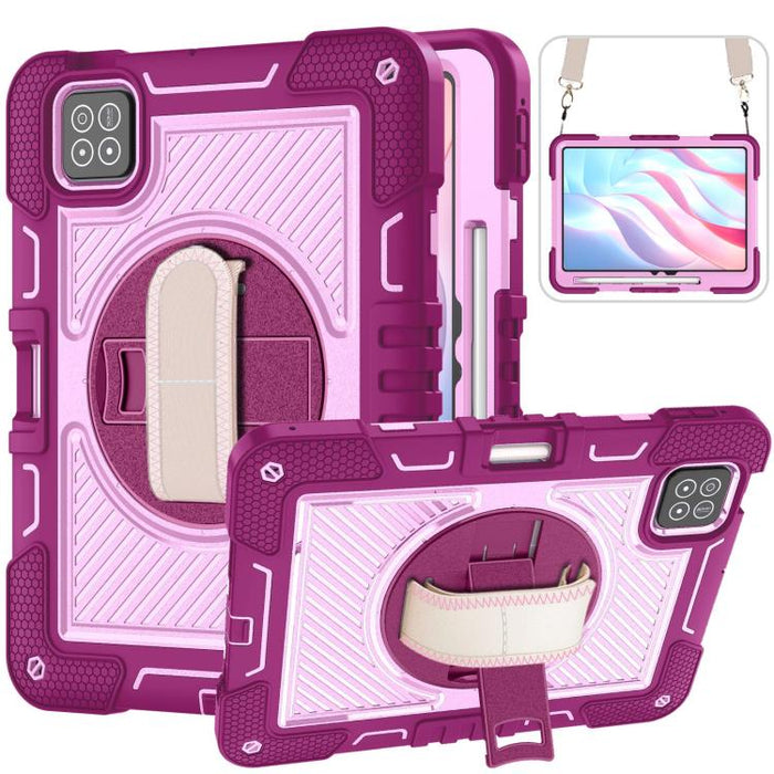 Funda para tableta de silicona con contraste de PC con rotación de 360 grados, For Xiaomi Redmi Pad 2 SE 9.7 2026, For Xiaomi Redmi Pad 2, For Xiaomi Pad 7 / 7 Pro, For Redmi Pad SE 8.7 4G, For Xiaomi Redmi Pad SE, For Xiaomi Pad 6