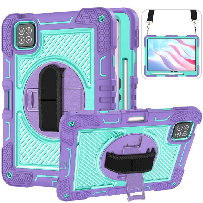 Funda para tableta de silicona con contraste de PC con rotación de 360 grados, For Xiaomi Redmi Pad 2 SE 9.7 2026, For Xiaomi Redmi Pad 2, For Xiaomi Pad 7 / 7 Pro, For Redmi Pad SE 8.7 4G, For Xiaomi Redmi Pad SE, For Xiaomi Pad 6