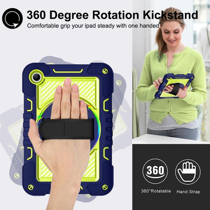 Funda para tableta de silicona con contraste de PC con rotación de 360 grados, For Xiaomi Redmi Pad 2 SE 9.7 2026, For Xiaomi Redmi Pad 2, For Xiaomi Pad 7 / 7 Pro, For Redmi Pad SE 8.7 4G, For Xiaomi Redmi Pad SE, For Xiaomi Pad 6