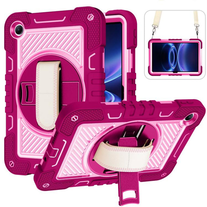 Funda para tableta de silicona con contraste de PC con rotación de 360 grados, For Xiaomi Redmi Pad 2 SE 9.7 2026, For Xiaomi Redmi Pad 2, For Xiaomi Pad 7 / 7 Pro, For Redmi Pad SE 8.7 4G, For Xiaomi Redmi Pad SE, For Xiaomi Pad 6