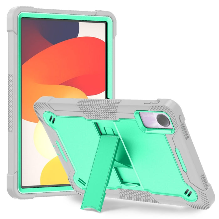Funda híbrida de silicona para tableta PC a prueba de golpes con soporte, For Xiaomi Redmi Pad 2 SE 9.7 2026, For Xiaomi Redmi Pad 2, For Xiaomi Pad 7 / 7 Pro, For Xiaomi Redmi Pad SE 8.7, For Xiaomi Redmi Pad SE, For Xiaomi Pad 6
