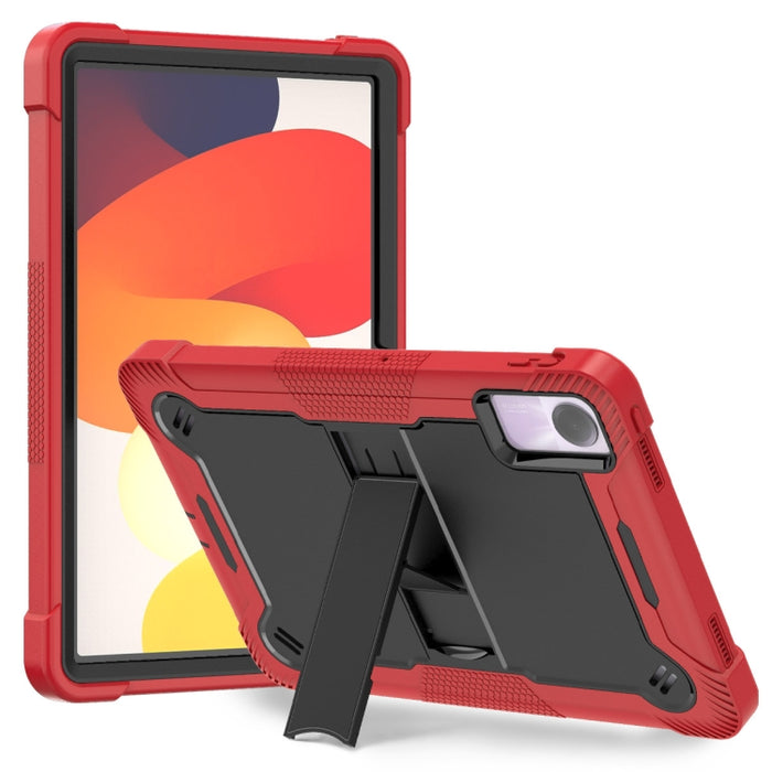 Funda híbrida de silicona para tableta PC a prueba de golpes con soporte, For Xiaomi Redmi Pad 2 SE 9.7 2026, For Xiaomi Redmi Pad 2, For Xiaomi Pad 7 / 7 Pro, For Xiaomi Redmi Pad SE 8.7, For Xiaomi Redmi Pad SE, For Xiaomi Pad 6