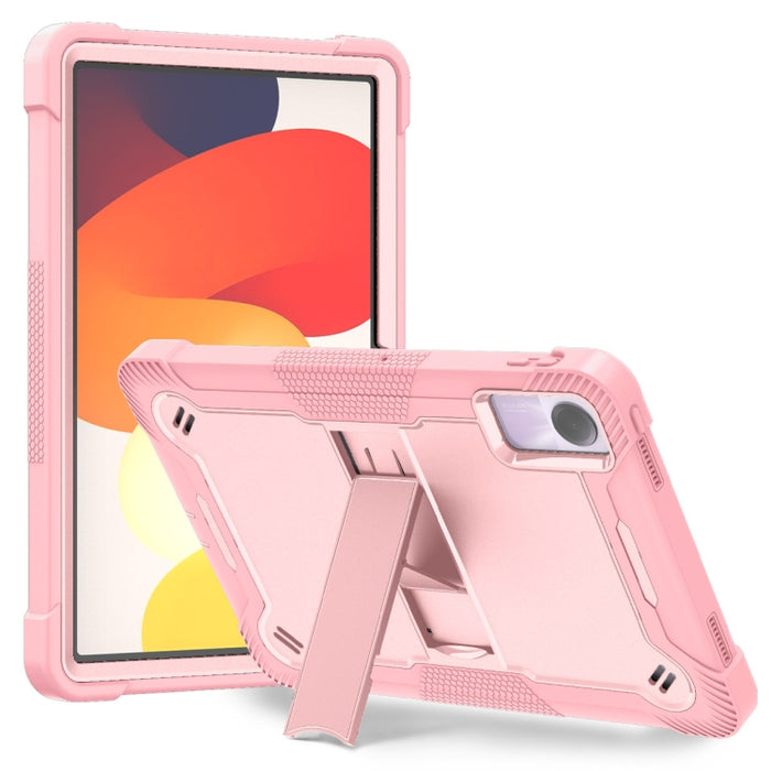 Funda híbrida de silicona para tableta PC a prueba de golpes con soporte, For Xiaomi Redmi Pad 2 SE 9.7 2026, For Xiaomi Redmi Pad 2, For Xiaomi Pad 7 / 7 Pro, For Xiaomi Redmi Pad SE 8.7, For Xiaomi Redmi Pad SE, For Xiaomi Pad 6
