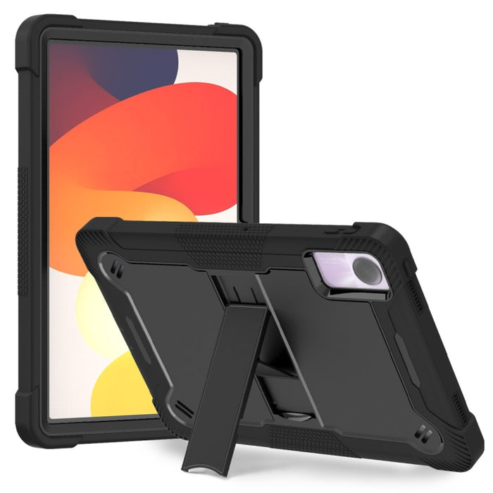 Funda híbrida de silicona para tableta PC a prueba de golpes con soporte, For Xiaomi Redmi Pad 2 SE 9.7 2026, For Xiaomi Redmi Pad 2, For Xiaomi Pad 7 / 7 Pro, For Xiaomi Redmi Pad SE 8.7, For Xiaomi Redmi Pad SE, For Xiaomi Pad 6