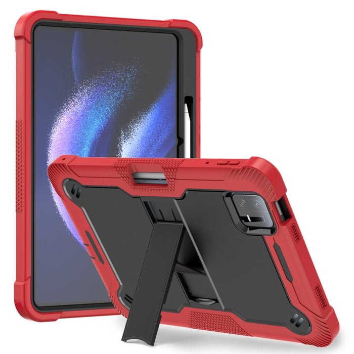 Funda híbrida de silicona para tableta PC a prueba de golpes con soporte, For Xiaomi Redmi Pad 2 SE 9.7 2026, For Xiaomi Redmi Pad 2, For Xiaomi Pad 7 / 7 Pro, For Xiaomi Redmi Pad SE 8.7, For Xiaomi Redmi Pad SE, For Xiaomi Pad 6