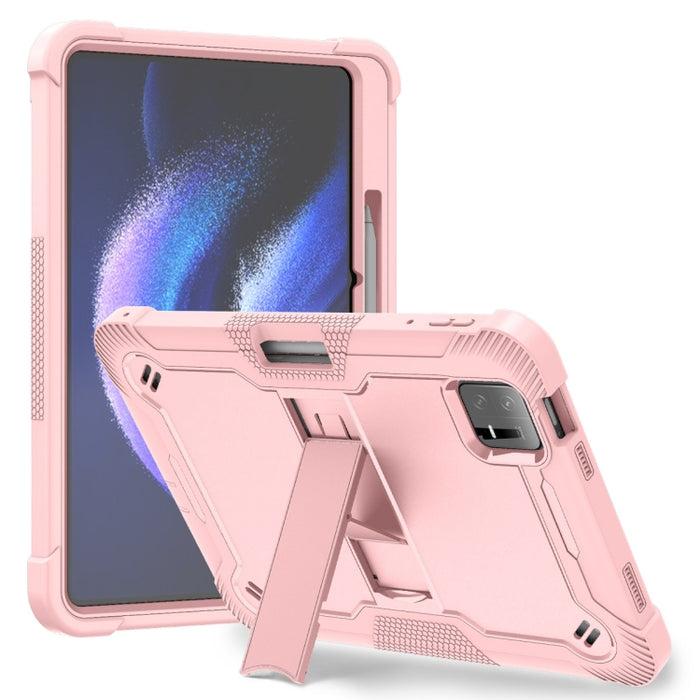Funda híbrida de silicona para tableta PC a prueba de golpes con soporte, For Xiaomi Redmi Pad 2 SE 9.7 2026, For Xiaomi Redmi Pad 2, For Xiaomi Pad 7 / 7 Pro, For Xiaomi Redmi Pad SE 8.7, For Xiaomi Redmi Pad SE, For Xiaomi Pad 6