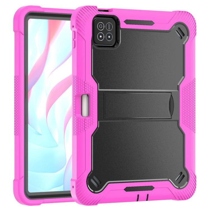Funda híbrida de silicona para tableta PC a prueba de golpes con soporte, For Xiaomi Redmi Pad 2 SE 9.7 2026, For Xiaomi Redmi Pad 2, For Xiaomi Pad 7 / 7 Pro, For Xiaomi Redmi Pad SE 8.7, For Xiaomi Redmi Pad SE, For Xiaomi Pad 6