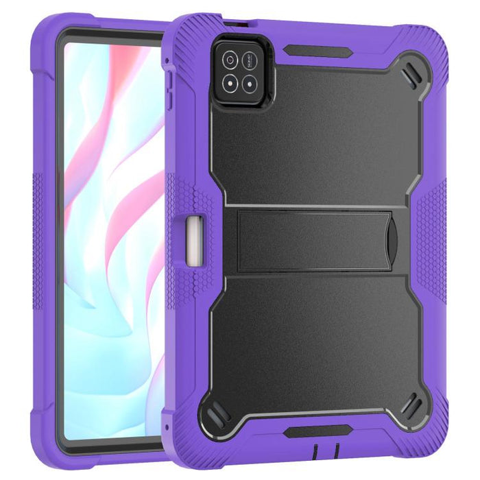 Funda híbrida de silicona para tableta PC a prueba de golpes con soporte, For Xiaomi Redmi Pad 2 SE 9.7 2026, For Xiaomi Redmi Pad 2, For Xiaomi Pad 7 / 7 Pro, For Xiaomi Redmi Pad SE 8.7, For Xiaomi Redmi Pad SE, For Xiaomi Pad 6
