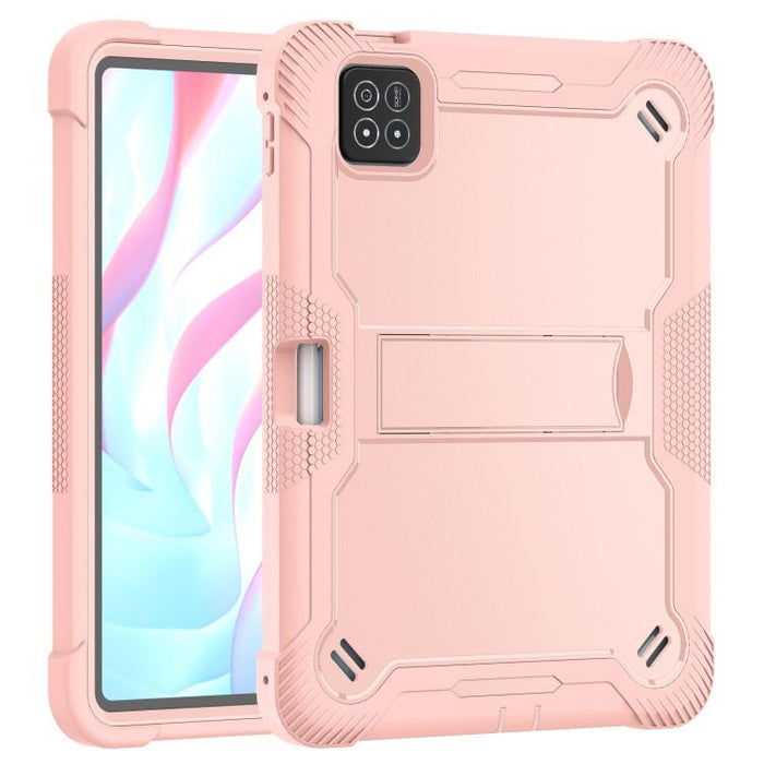Funda híbrida de silicona para tableta PC a prueba de golpes con soporte, For Xiaomi Redmi Pad 2 SE 9.7 2026, For Xiaomi Redmi Pad 2, For Xiaomi Pad 7 / 7 Pro, For Xiaomi Redmi Pad SE 8.7, For Xiaomi Redmi Pad SE, For Xiaomi Pad 6