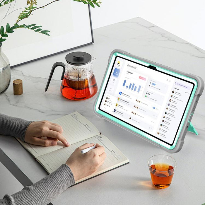 Funda híbrida de silicona para tableta PC a prueba de golpes con soporte, For Xiaomi Redmi Pad 2 SE 9.7 2026, For Xiaomi Redmi Pad 2, For Xiaomi Pad 7 / 7 Pro, For Xiaomi Redmi Pad SE 8.7, For Xiaomi Redmi Pad SE, For Xiaomi Pad 6