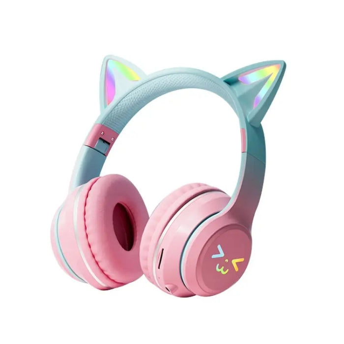 BT612 LED Cat Ear Auricular Bluetooth plegable de un solo sonido con micrófono