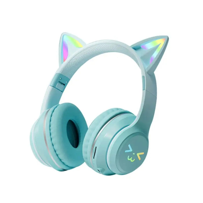 BT612 LED Cat Ear Auricular Bluetooth plegable de un solo sonido con micrófono