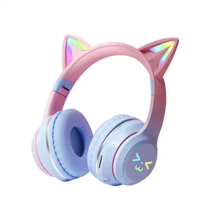 BT612 LED Cat Ear Auricular Bluetooth plegable de un solo sonido con micrófono