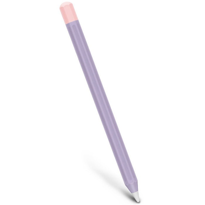 Estuche protector de silicona de color de contraste dividido para lápiz táctil Stylus