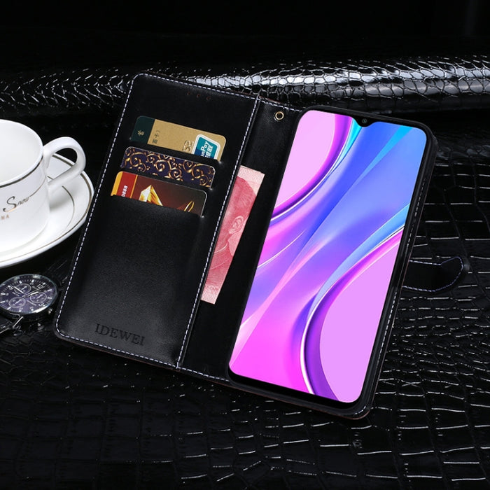 idewei Estuche de cuero con tapa horizontal con textura de cocodrilo con soporte y ranuras para tarjetas y billetera, For Xiaomi Redmi 9, For Samsung Galaxy A51 5G, For Samsung Galaxy A71 5G, For Xiaomi Mi Note 10 Lite, For Xiaomi Poco M2 Pro          ...