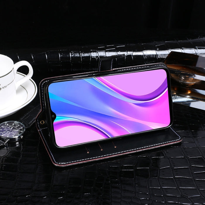 idewei Estuche de cuero con tapa horizontal con textura de cocodrilo con soporte y ranuras para tarjetas y billetera, For Xiaomi Redmi 9, For Samsung Galaxy A51 5G, For Samsung Galaxy A71 5G, For Xiaomi Mi Note 10 Lite, For Xiaomi Poco M2 Pro          ...