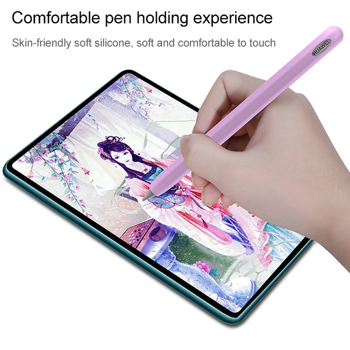Para Huawei M-pencil Stylus Touch Pen Funda protectora de silicona antideslizante integrada