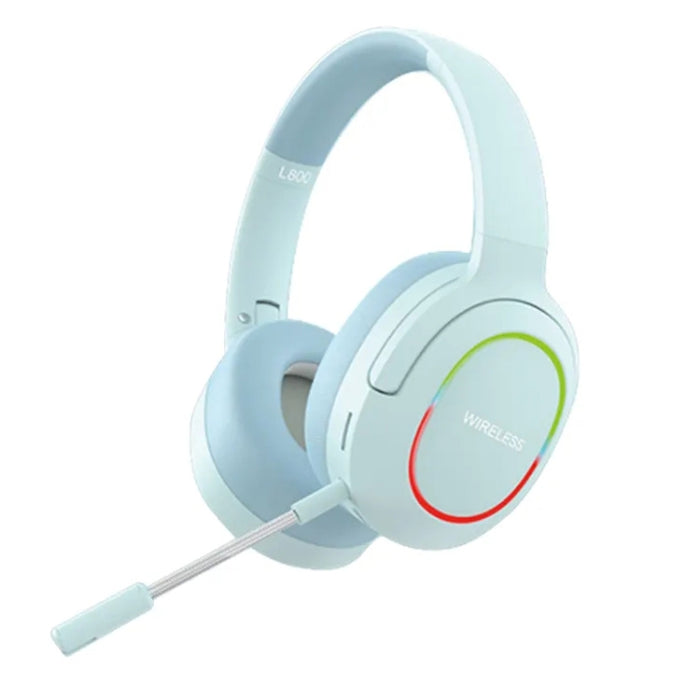 Auriculares inalámbricos para juegos con reducción de ruido ENC plegables L800 y micrófono