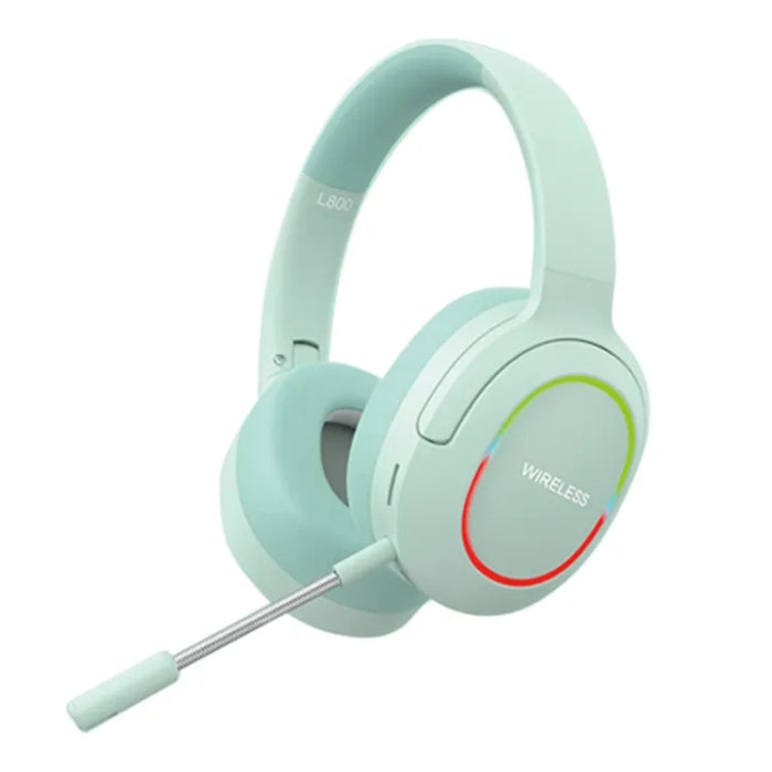 Auriculares inalámbricos para juegos con reducción de ruido ENC plegables L800 y micrófono
