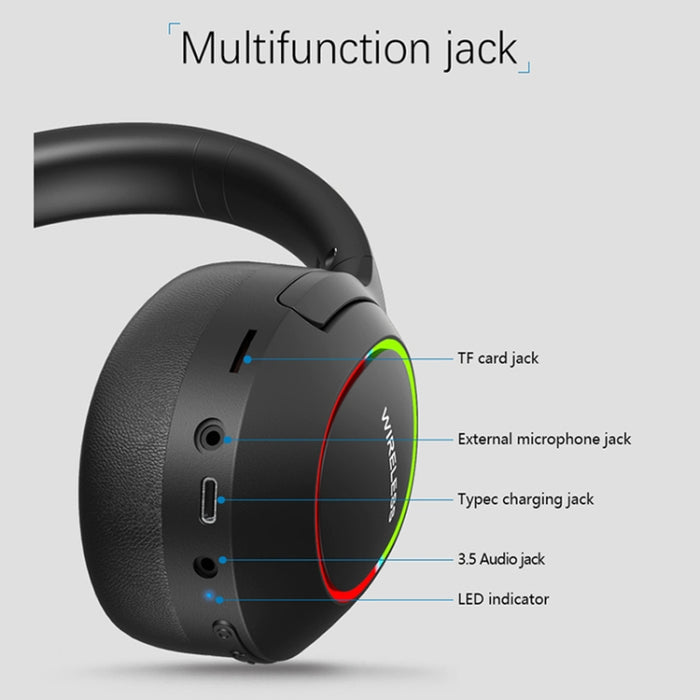 Auriculares inalámbricos para juegos con reducción de ruido ENC plegables L800 y micrófono