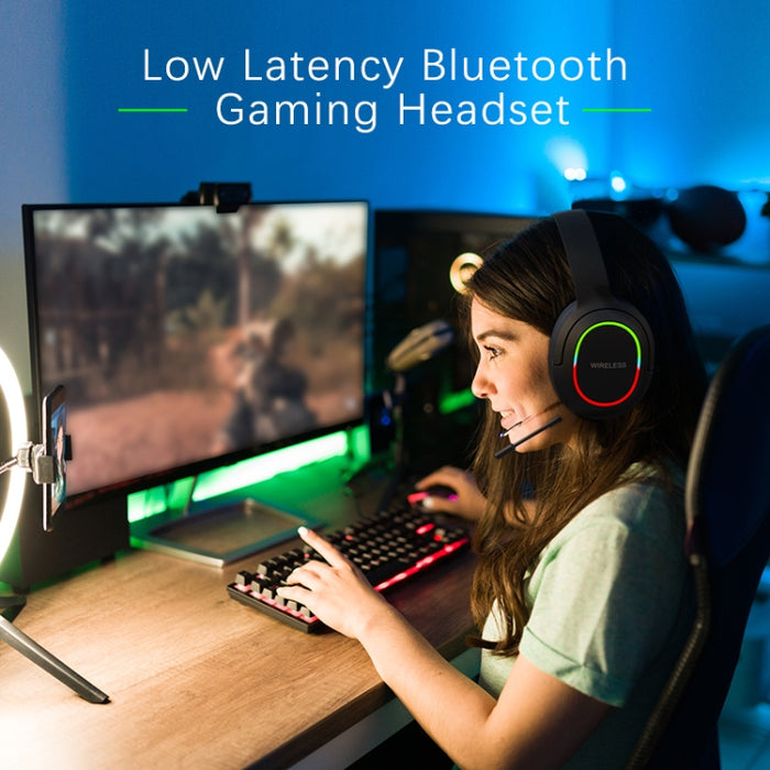 Auriculares inalámbricos para juegos con reducción de ruido ENC plegables L800 y micrófono