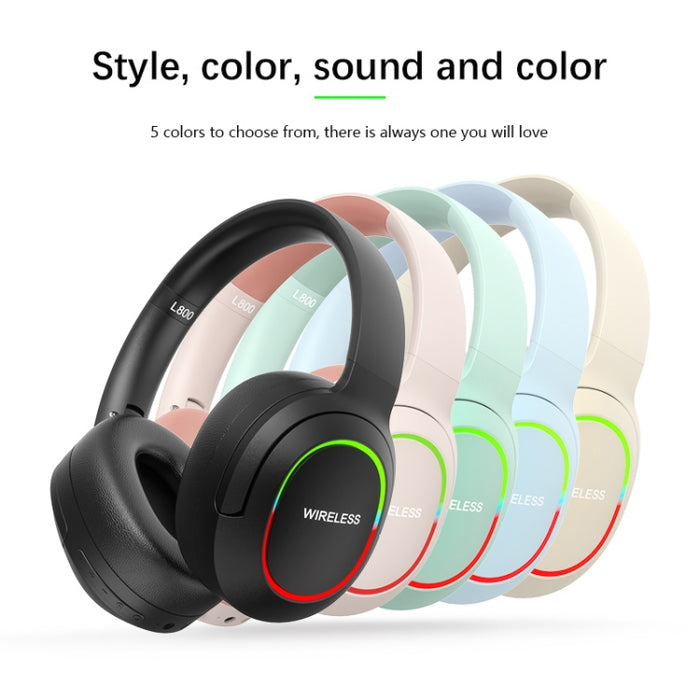 Auriculares inalámbricos para juegos con reducción de ruido ENC plegables L800 y micrófono