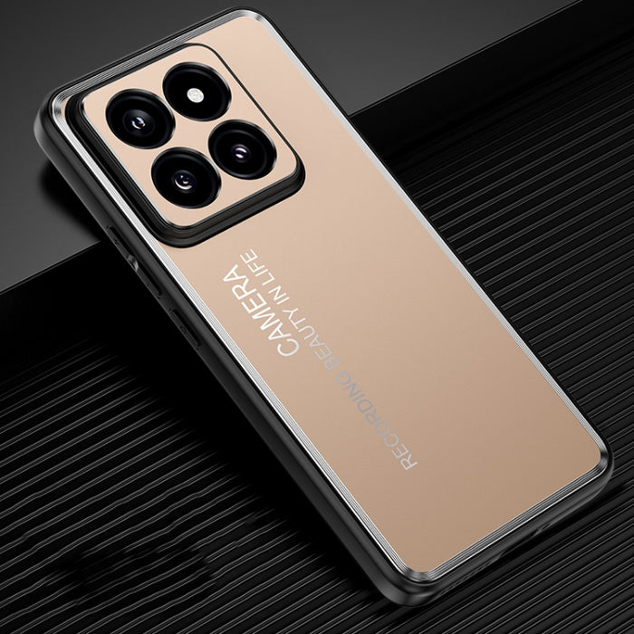 Caja de teléfono de metal esmerilado, For Xiaomi 14 Ultra, For Xiaomi 14 Pro, For Xiaomi 14, For Xiaomi Redmi Note 13 5G, For Xiaomi Redmi Note 13 Pro 5G