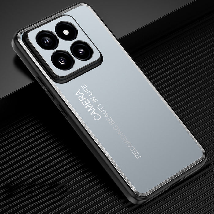 Caja de teléfono de metal esmerilado, For Xiaomi 14 Ultra, For Xiaomi 14 Pro, For Xiaomi 14, For Xiaomi Redmi Note 13 5G, For Xiaomi Redmi Note 13 Pro 5G