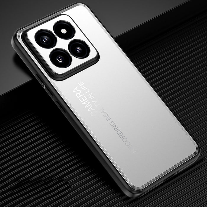 Caja de teléfono de metal esmerilado, For Xiaomi 14 Ultra, For Xiaomi 14 Pro, For Xiaomi 14, For Xiaomi Redmi Note 13 5G, For Xiaomi Redmi Note 13 Pro 5G