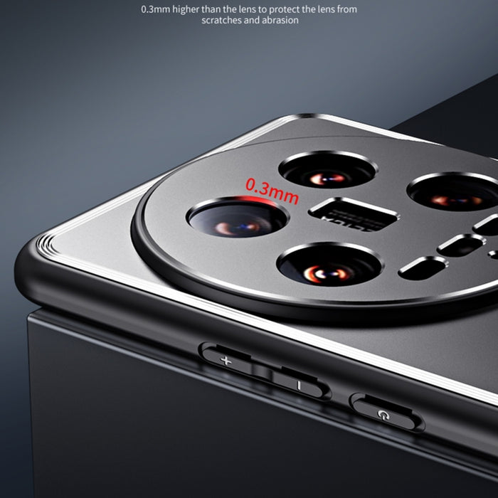 Caja de teléfono de metal esmerilado, For Xiaomi 14 Ultra, For Xiaomi 14 Pro, For Xiaomi 14, For Xiaomi Redmi Note 13 5G, For Xiaomi Redmi Note 13 Pro 5G