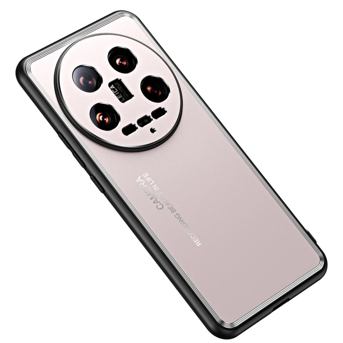 Caja de teléfono de metal esmerilado, For Xiaomi 14 Ultra, For Xiaomi 14 Pro, For Xiaomi 14, For Xiaomi Redmi Note 13 5G, For Xiaomi Redmi Note 13 Pro 5G