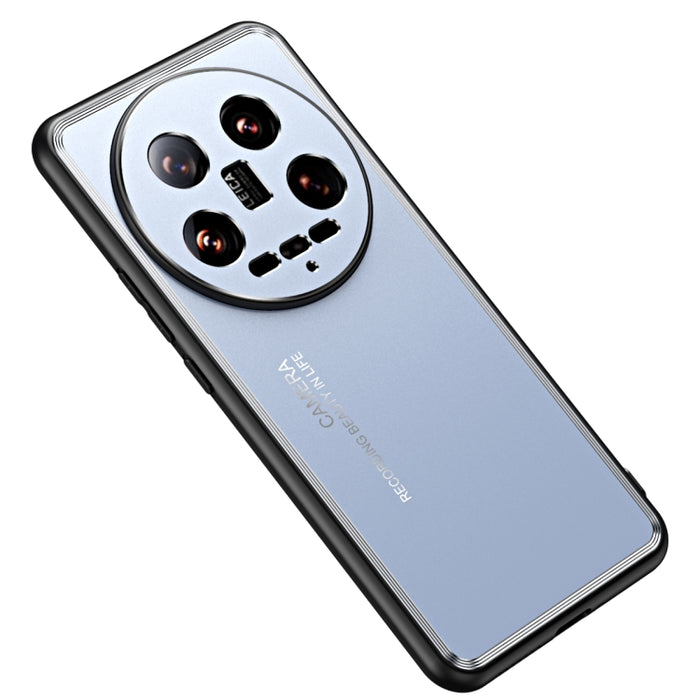 Caja de teléfono de metal esmerilado, For Xiaomi 14 Ultra, For Xiaomi 14 Pro, For Xiaomi 14, For Xiaomi Redmi Note 13 5G, For Xiaomi Redmi Note 13 Pro 5G