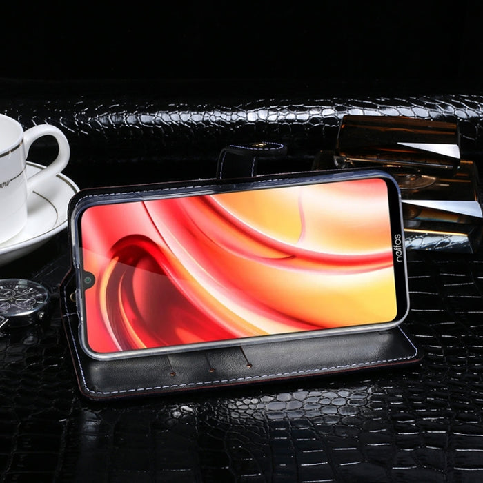 idewei Estuche de cuero con tapa horizontal con textura de cocodrilo con soporte y ranuras para tarjetas y billetera, For DOOGEE X95, For Infinix Note 7, For TP-Link Neffos C9s, For Ulefone Note 8P, For Umidigi A3X, For Xiaomi Redmi 9A
