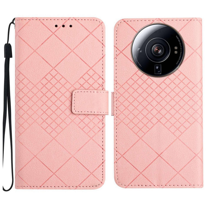 Funda para teléfono de cuero con textura de cuadrícula rómbica, For Xiaomi Redmi Note 12 4G Global, For Xiaomi Redmi A1 / A2, For Xiaomi Redmi 11A / Poco C55, For Xiaomi Redmi Note 12 Pro+ India, For Xiaomi Redmi Note 12 Pro India                      ...