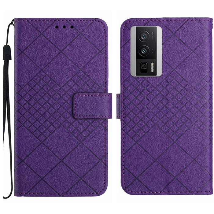 Funda para teléfono de cuero con textura de cuadrícula rómbica, For Xiaomi Redmi 13 4G Global / 5G Global, For Xiaomi Redmi A3, For Xiaomi Redmi Note 13 4G Global, For Xiaomi Redmi 13C 5G, For Xiaomi 14 Ultra, For Xiaomi 14 Pro, For Xiaomi 14          ...