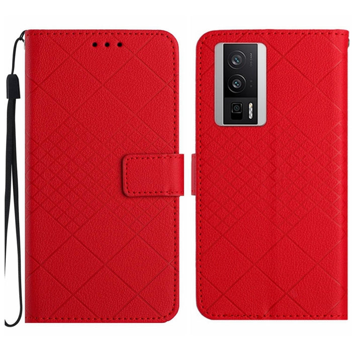 Funda para teléfono de cuero con textura de cuadrícula rómbica, For Xiaomi Redmi 13 4G Global / 5G Global, For Xiaomi Redmi A3, For Xiaomi Redmi Note 13 4G Global, For Xiaomi Redmi 13C 5G, For Xiaomi 14 Ultra, For Xiaomi 14 Pro, For Xiaomi 14          ...