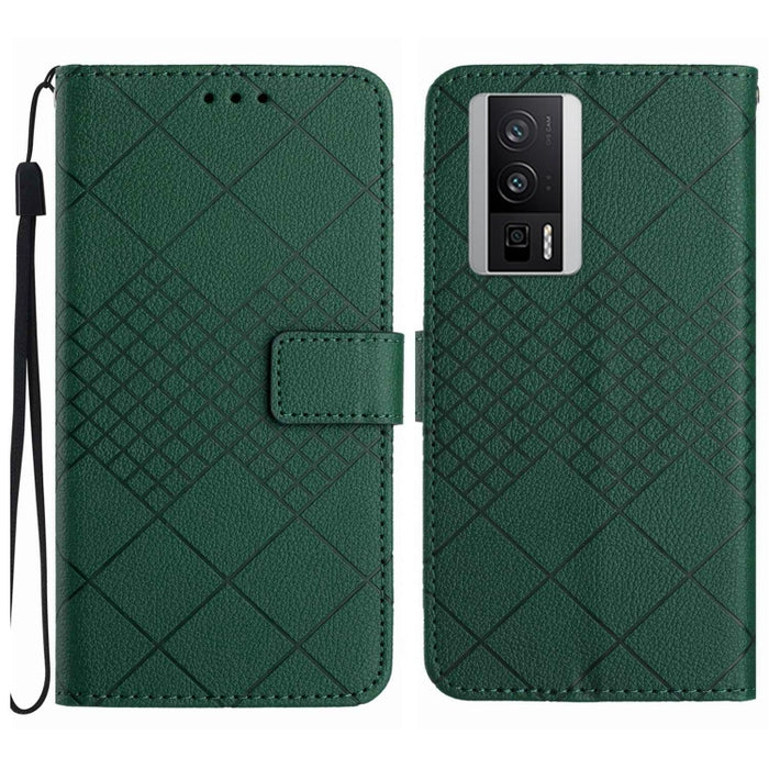 Funda para teléfono de cuero con textura de cuadrícula rómbica, For Xiaomi Redmi 13 4G Global / 5G Global, For Xiaomi Redmi A3, For Xiaomi Redmi Note 13 4G Global, For Xiaomi Redmi 13C 5G, For Xiaomi 14 Ultra, For Xiaomi 14 Pro, For Xiaomi 14          ...
