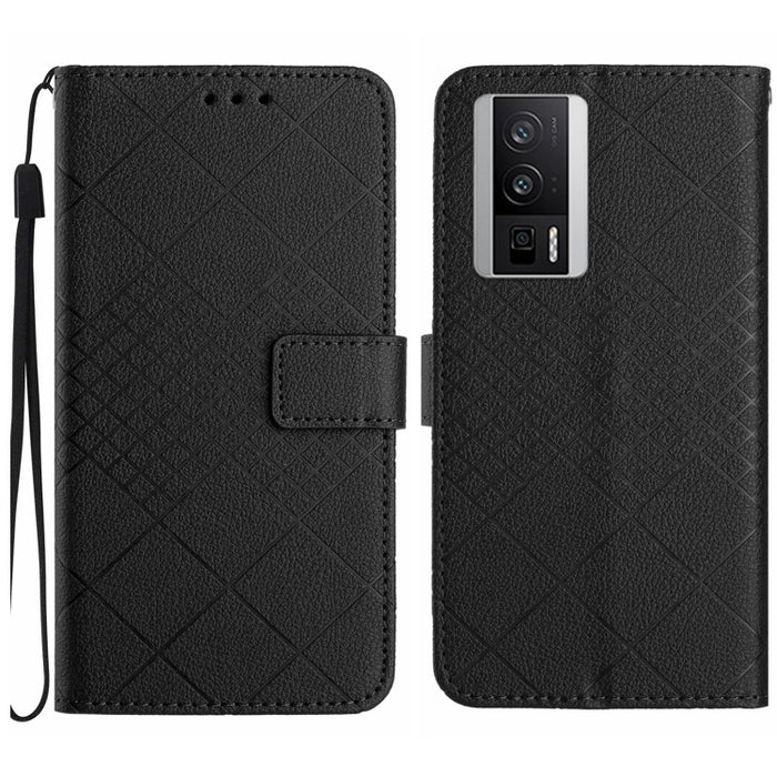 Funda para teléfono de cuero con textura de cuadrícula rómbica, For Xiaomi Redmi 13 4G Global / 5G Global, For Xiaomi Redmi A3, For Xiaomi Redmi Note 13 4G Global, For Xiaomi Redmi 13C 5G, For Xiaomi 14 Ultra, For Xiaomi 14 Pro, For Xiaomi 14          ...