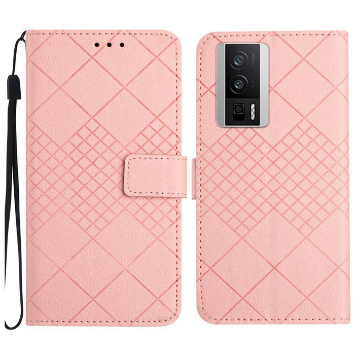 Funda para teléfono de cuero con textura de cuadrícula rómbica, For Xiaomi Redmi 13 4G Global / 5G Global, For Xiaomi Redmi A3, For Xiaomi Redmi Note 13 4G Global, For Xiaomi Redmi 13C 5G, For Xiaomi 14 Ultra, For Xiaomi 14 Pro, For Xiaomi 14          ...