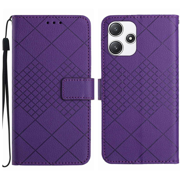 Funda para teléfono de cuero con textura de cuadrícula rómbica, For Xiaomi Redmi 13 4G Global / 5G Global, For Xiaomi Redmi A3, For Xiaomi Redmi Note 13 4G Global, For Xiaomi Redmi 13C 5G, For Xiaomi 14 Ultra, For Xiaomi 14 Pro, For Xiaomi 14          ...