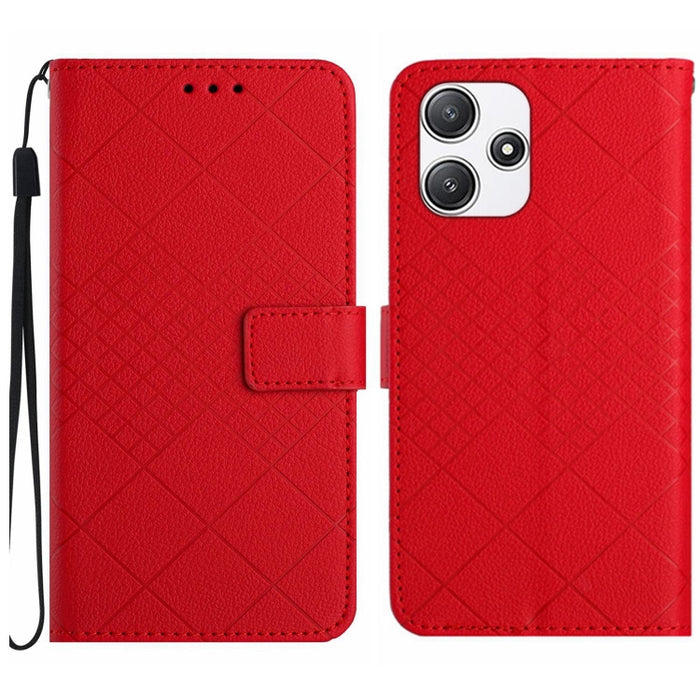Funda para teléfono de cuero con textura de cuadrícula rómbica, For Xiaomi Redmi 13 4G Global / 5G Global, For Xiaomi Redmi A3, For Xiaomi Redmi Note 13 4G Global, For Xiaomi Redmi 13C 5G, For Xiaomi 14 Ultra, For Xiaomi 14 Pro, For Xiaomi 14          ...