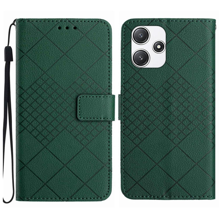Funda para teléfono de cuero con textura de cuadrícula rómbica, For Xiaomi Redmi 13 4G Global / 5G Global, For Xiaomi Redmi A3, For Xiaomi Redmi Note 13 4G Global, For Xiaomi Redmi 13C 5G, For Xiaomi 14 Ultra, For Xiaomi 14 Pro, For Xiaomi 14          ...
