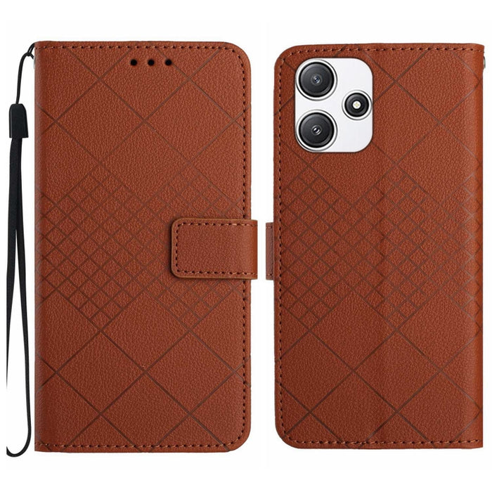 Funda para teléfono de cuero con textura de cuadrícula rómbica, For Xiaomi Redmi 13 4G Global / 5G Global, For Xiaomi Redmi A3, For Xiaomi Redmi Note 13 4G Global, For Xiaomi Redmi 13C 5G, For Xiaomi 14 Ultra, For Xiaomi 14 Pro, For Xiaomi 14          ...