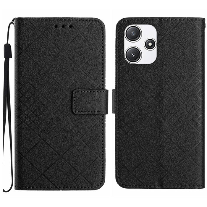 Funda para teléfono de cuero con textura de cuadrícula rómbica, For Xiaomi Redmi 13 4G Global / 5G Global, For Xiaomi Redmi A3, For Xiaomi Redmi Note 13 4G Global, For Xiaomi Redmi 13C 5G, For Xiaomi 14 Ultra, For Xiaomi 14 Pro, For Xiaomi 14          ...
