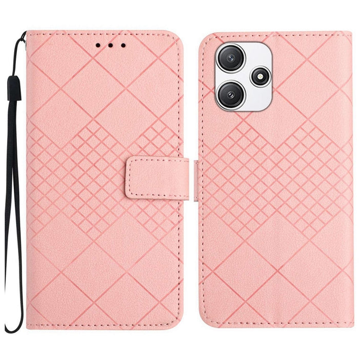 Funda para teléfono de cuero con textura de cuadrícula rómbica, For Xiaomi Redmi 13 4G Global / 5G Global, For Xiaomi Redmi A3, For Xiaomi Redmi Note 13 4G Global, For Xiaomi Redmi 13C 5G, For Xiaomi 14 Ultra, For Xiaomi 14 Pro, For Xiaomi 14          ...